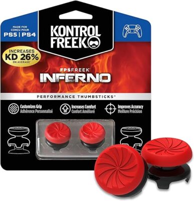 Front Picture of Kontrol Freek PS4 and PS5 thumbsticks